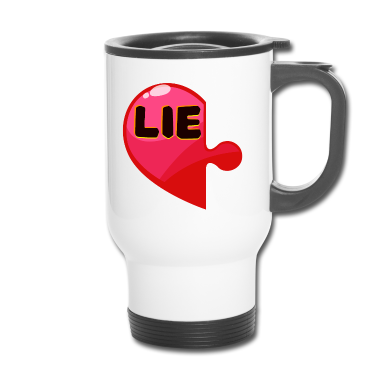 Partnerlook Thermobecher - Partnerlook | Liebe Herz Statement Paar Pärchen