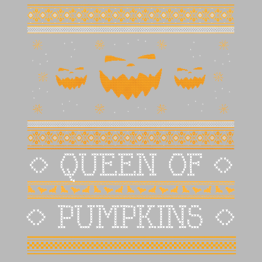 Motiv Queen Of The Pumpkins Ugly Halloween Partnerlook