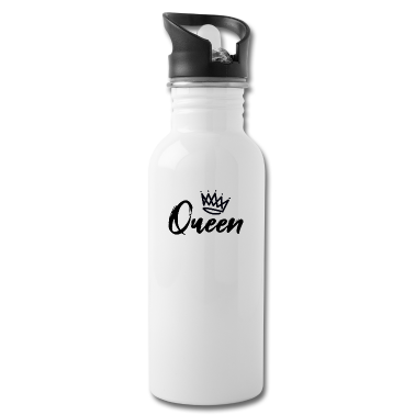 Partnerlook Trinkflasche - Partnerlook Paar Queen