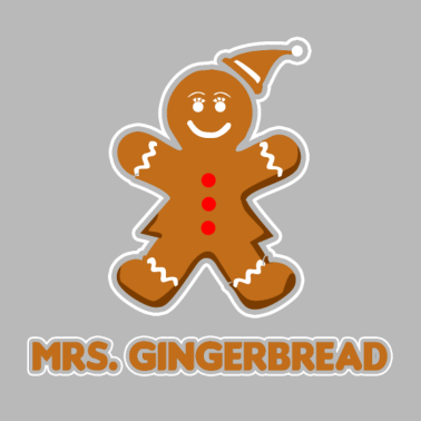 Motiv Lebkuchenfrau im Partnerlook zu Weihnachten