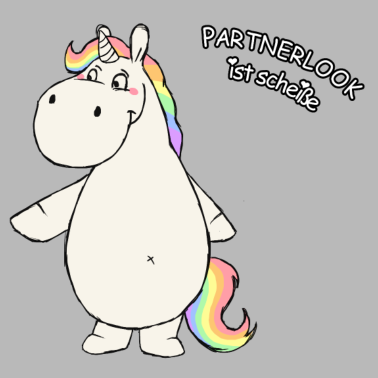 Motiv Partnerlook ist scheiße - rechts