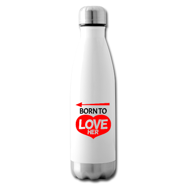 Partnerlook Trinkflasche - Geboren um sie zu lieben Love - Partnerlook