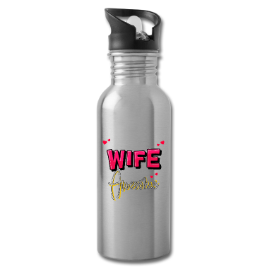 Partnerlook Trinkflasche - Partnerlook Herz Statement Valentinstag