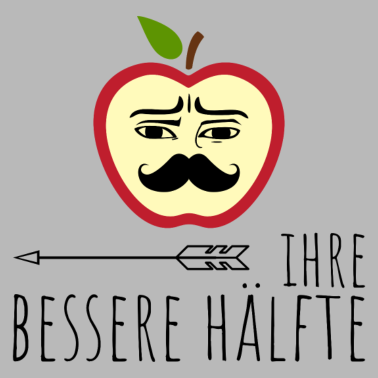Motiv Bessere Hälfte | Apfel | Partnerlook