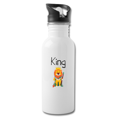 Partnerlook Trinkflasche - King Queen Partnerlook
