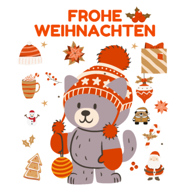 Motiv Frohe Weihnachten - Partnerlooks - BÄR
