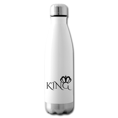 Partnerlook Trinkflasche - King and Queen Partnerlook