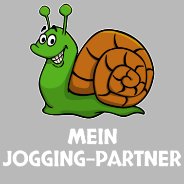 Motiv Langsam Läufer Schneckentempo Partnerlook Joggen