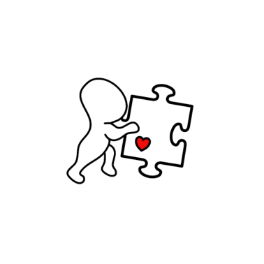 Motiv Partnerlook Valentinstag Puzzleteil Herz Liebe