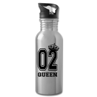 Partnerlook Trinkflasche - Queen Krone Partnerlook Female Frau