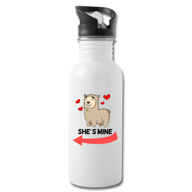Partnerlook Trinkflasche - She is Mine - Partnerlook 2
