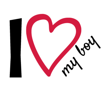 Motiv I love my boy Partnerlook