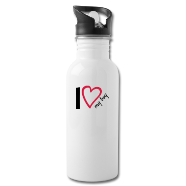 Partnerlook Trinkflasche - I love my boy Partnerlook