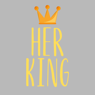 Motiv Her King - Partnerlook - Paarshirts - Love