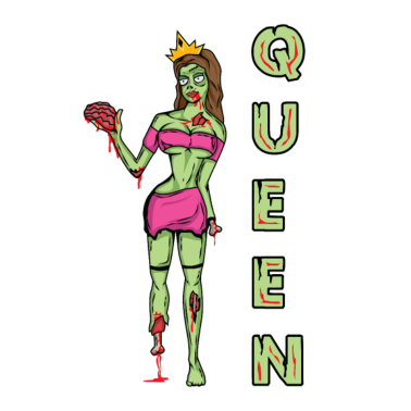 Motiv Halloween Zombie Königin Partnerlook Geschenk