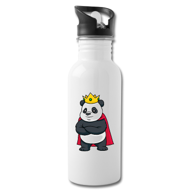 Partnerlook Trinkflasche - Panda König - Paare, Partnerlook - Weiblich