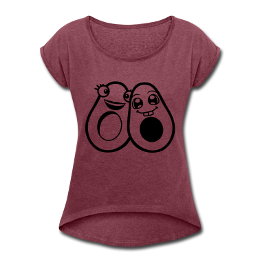 Pärchen T-Shirt - avocado paar girl frau weiblich liebe paerchen tea