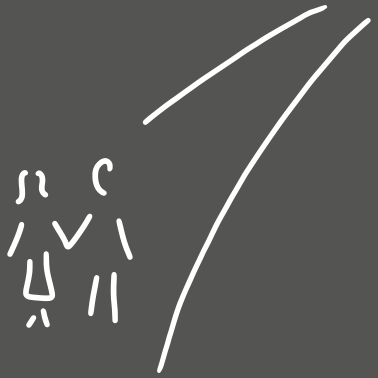 Motiv paar auf weg paerchen