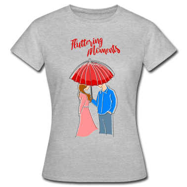 Pärchen T-Shirt - paar paerchen couple Fluttering moments