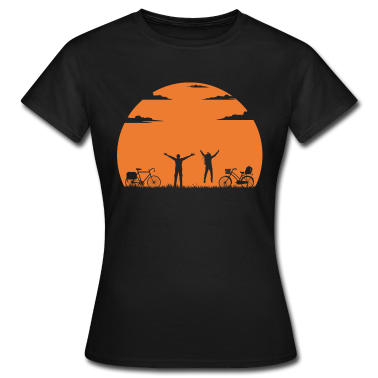 Pärchen T-Shirt - Abenteuer Fahrrad Paar Paerchen Ausflug T Shirt