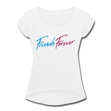 Pärchen T-Shirt - friends forever paerchen geschrieben cool logo cre