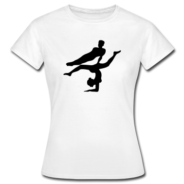 Pärchen T-Shirt - team 2 freunde paar paerchen liebe mann gymnastik