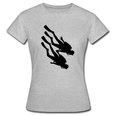 Pärchen T-Shirt - paar liebe paerchen 2 freunde team taucher verein