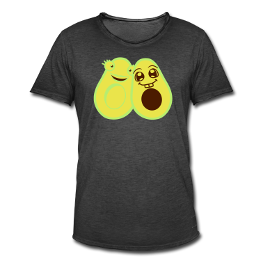 Pärchen T-Shirt - avocado girl frau weiblich paar liebe paerchen tea