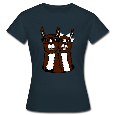 Pärchen T-Shirt - loch gesichter kopf liebe verliebt paar paerchen f