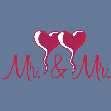 Motiv 2 Mr Schwul Hochzeit Paar verliebt Herzen Paerche