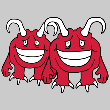 Motiv paar liebe verliebt paerchen 2 freunde daemon teuf