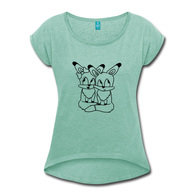 Pärchen T-Shirt - paar 2 freunde team paerchen liebe schuechtern ver