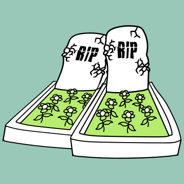 Motiv 2 paar paerchen liebe verliebt alt grab beet blume