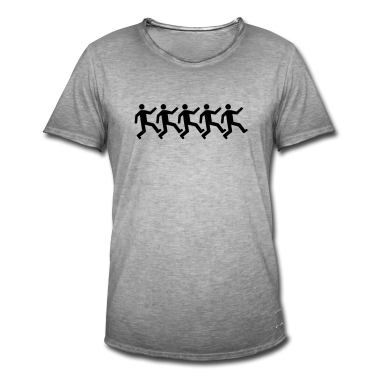 Pärchen T-Shirt - reihe viele party 5 freunde team paar crew paerche