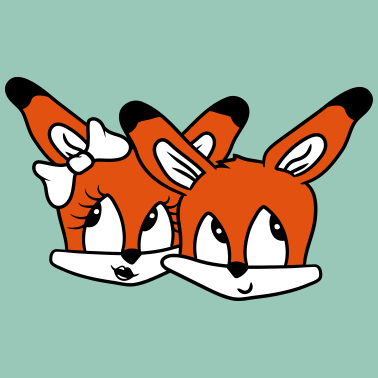 Motiv kopf gesicht paar 2 freunde team paerchen liebe sc