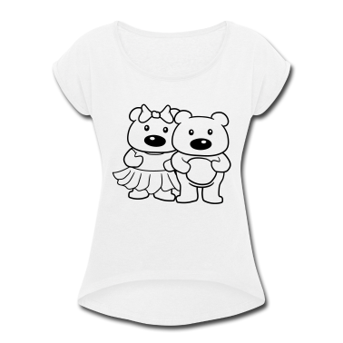 Pärchen T-Shirt - paerchen baer paar liebe 2 freunde team mann maedc