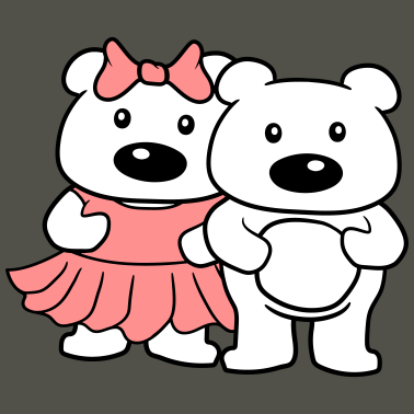 Motiv baer paar paerchen liebe 2 freunde team mann maedc