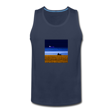 Pärchen Tank Top - Strand Schiff Paerchen quadratisch