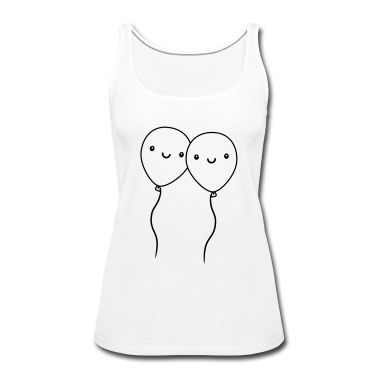 Pärchen Tank Top - Paerchen Luftballons Freunde