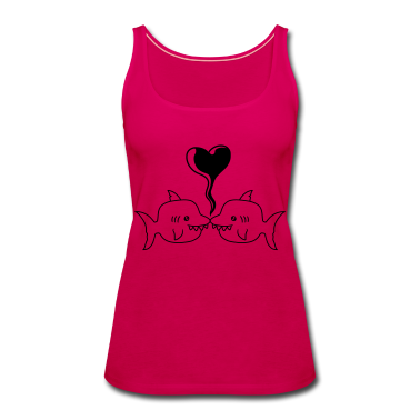 Pärchen Tank Top - Verliebte Haie Paerchen
