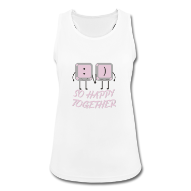 Pärchen Tank Top - So Happy together Tastatur Paerchen
