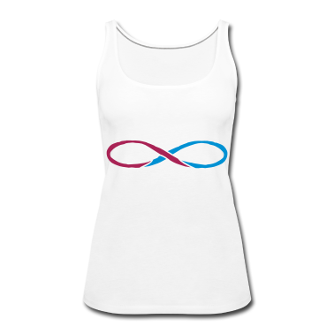 Pärchen Tank Top - buntes unendlich symbol geschwister paerchen gesch