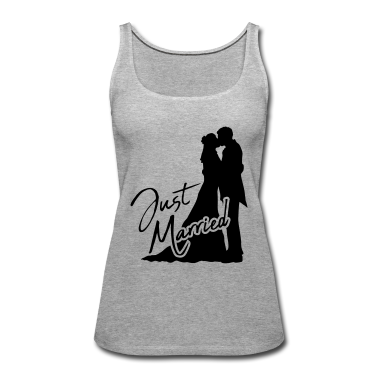 Pärchen Tank Top - Kuessendes Just Married Paerchen Hochzeit Paar ver