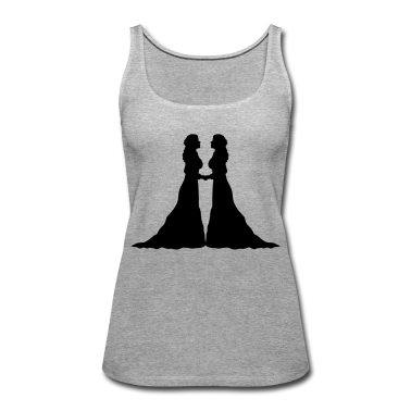 Pärchen Tank Top - 2 Freundinnen Paerchen Paar Liebe verliebt lesbisc
