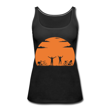 Pärchen Tank Top - Abenteuer Fahrrad Paar Paerchen Ausflug T Shirt