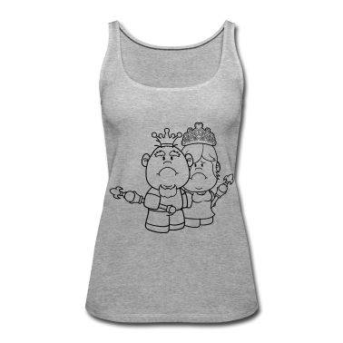 Pärchen Tank Top - prinz koenig paar paerchen liebe prinzessin koenig