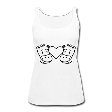 Pärchen Tank Top - paar paerchen team 2 freunde kopf gesich