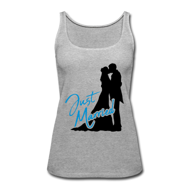 Pärchen Tank Top - Just Married Kuessendes Paerchen Hochzeit Paar ver
