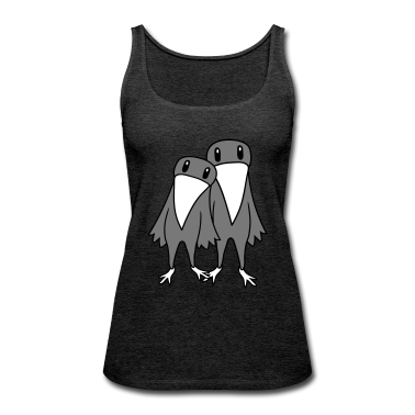Pärchen Tank Top - paar paerchen liebe verliebt 2 freunde team kraehe