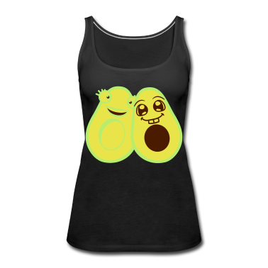 Pärchen Tank Top - avocado girl frau weiblich paar liebe paerchen tea